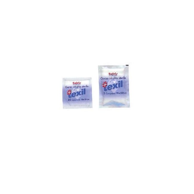 Safety Prontex Garza Compressa 12/8 10x10cm 25 Pezzi