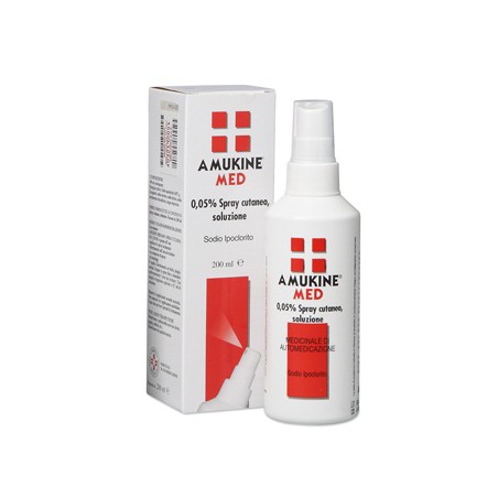 Amukine Med 0,05% Spray cutaneo disinfettante Amukine Med 0,05% Spray cutaneo disinfettante