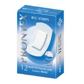 Safety Cerotto Prontex Big Strips Astuccio Da 12 Pezzi Formato Maxi