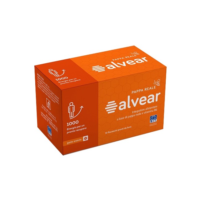 Sit Laboratorio Farmaceutico Alvear 1000 Pappa Reale 10 Flaconcini Gusto Arancia