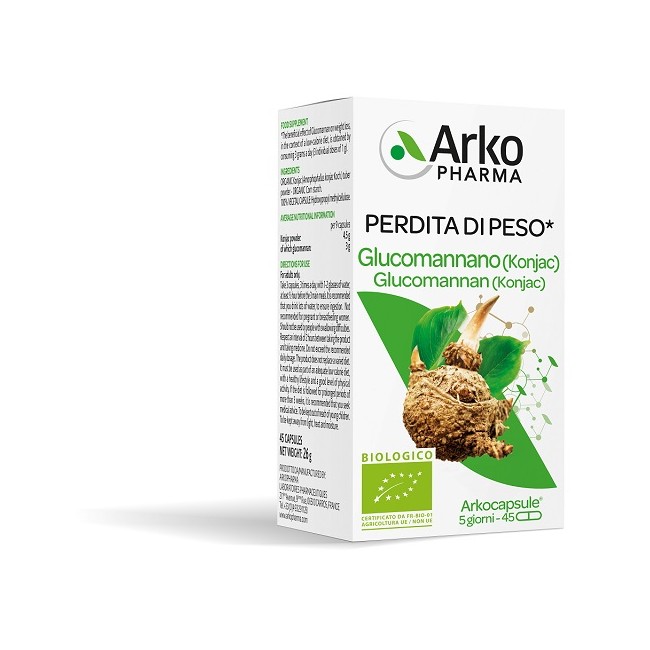 Arkopharma Arko Capsule Glucomannano Bio 45 Capsule