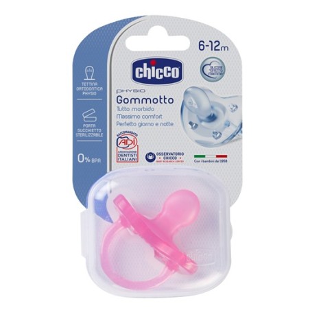 Chicco Gommotto in Silicone Girl 6-16 Mesi 1 Pezzo
