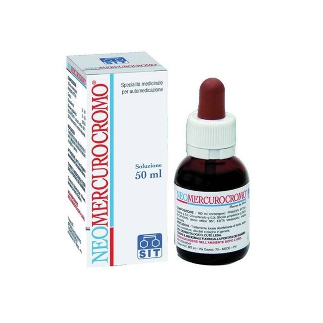 Neomercurocromo Soluzione cutanea disinfettante 50 ml