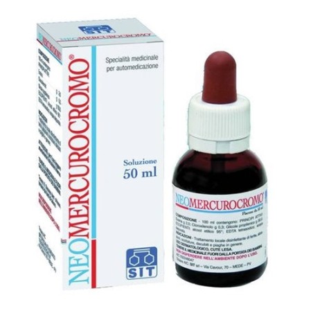 Neomercurocromo Soluzione cutanea disinfettante 50 ml Neomercurocromo Soluzione cutanea disinfettante 50 ml
