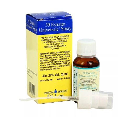 Laboratorio Erboristico Di Leo Fiori Di Bach Estratto Universale Spray 20 Ml Laboratorio Erboristico Di Leo Fiori Di Bach Estratto Universale Spray 20 Ml