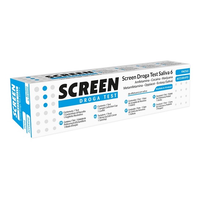 Screen Italia Screen Droga Test Saliva 6 Droghe