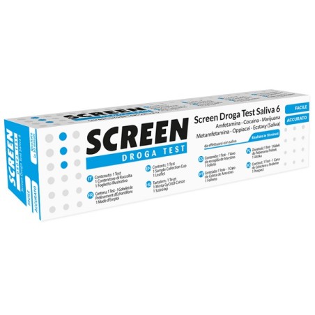 Screen Italia Screen Droga Test Saliva 6 Droghe Screen Italia Screen Droga Test Saliva 6 Droghe