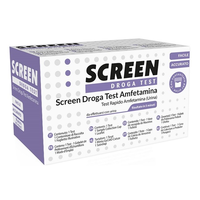 Screen Italia Screen Droga Test Amfetamina Test Antidroga Con Contenitore Urina