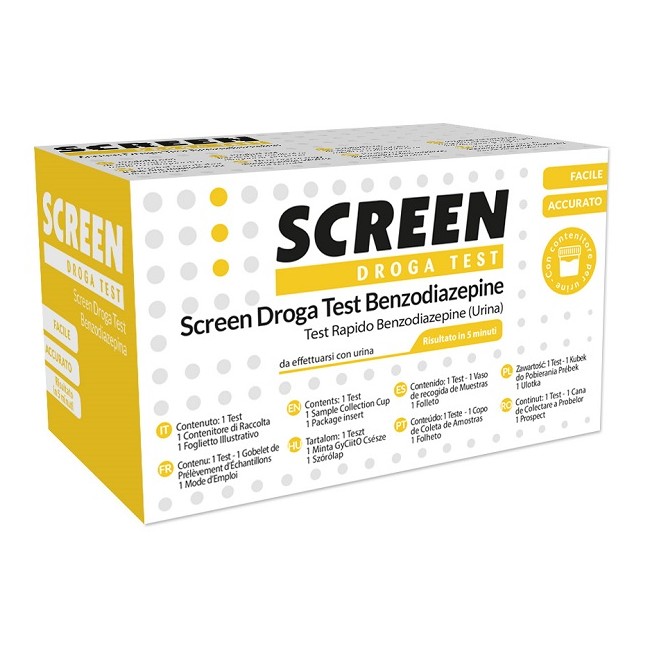 Screen Italia Screen Droga Test Benzodiazepine Test Antidroga Con Contenitore Urina