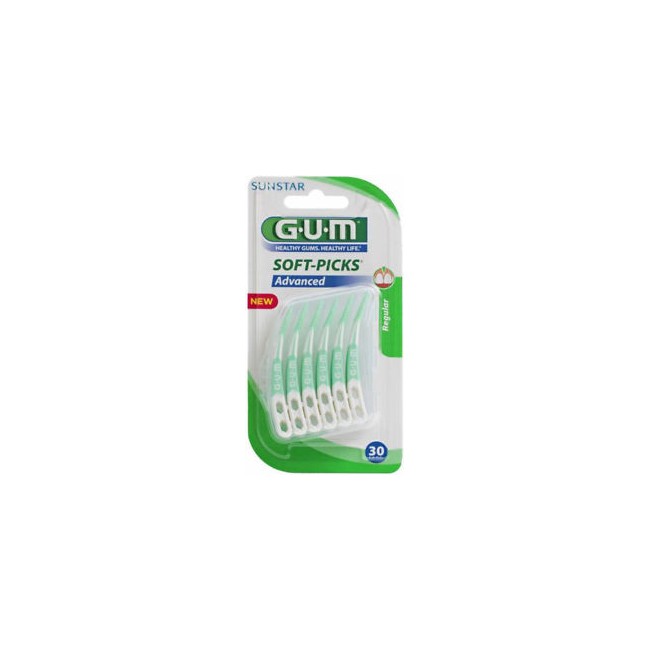 Gum Soft Picks Advanced Regular 30 Pezzi