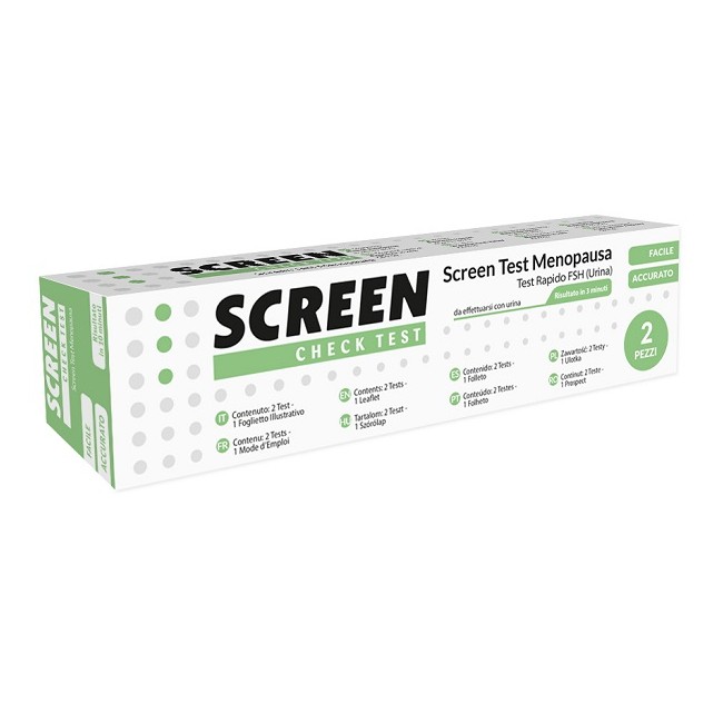 Screen Italia Screen Test Rapido Fsh/menopausa Urina 2 Pezzi