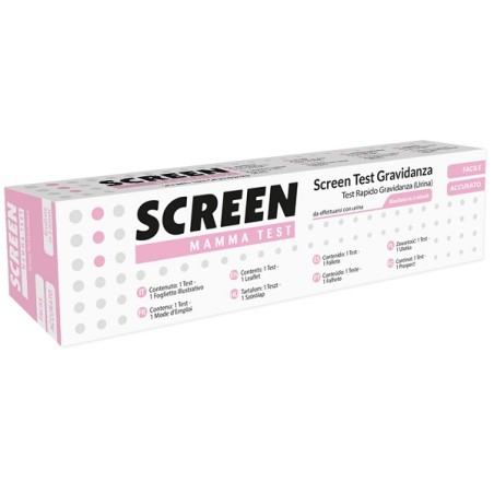 Screen Italia Screen Test Ormone Hcg Gravidanza Nell'urina Screen Test Hcg 1 Pezzo Screen Italia Screen Test Ormone Hcg Gravidanza Nell'urina Screen Test Hcg 1 Pezzo
