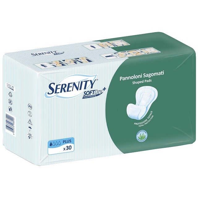 Pannolone Per Incontinenza Sagomato Serenity Softdry+ Aloe Plus 30 Pezzi Pannolone Per Incontinenza Sagomato Serenity Softdry+ Aloe Plus 30 Pezzi