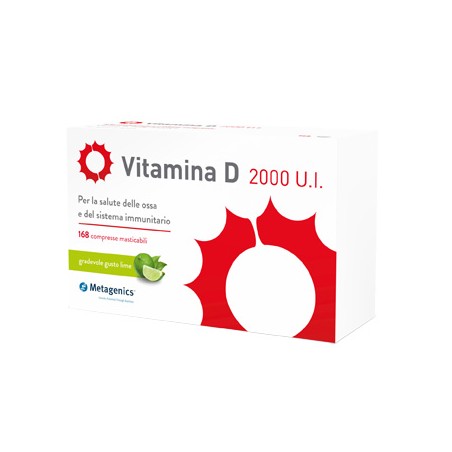 Vitamina D 2000 Ui 168 Compresse Masticabili Vitamina D 2000 Ui 168 Compresse Masticabili