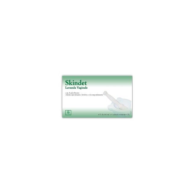 Skindet Lavanda Vaginale 4 Flaconi 140 Ml + 4 Cannule Monouso In Blister Skindet Lavanda Vaginale 4 Flaconi 140 Ml + 4 Cannule Monouso In Blister