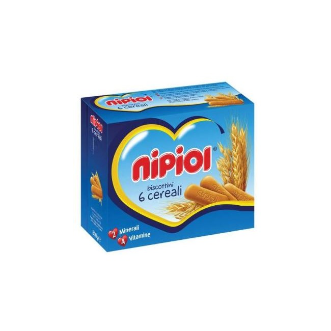 Nipiol Biscottini 6 Cereali 800 G Nipiol Biscottini 6 Cereali 800 G