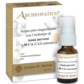 Dr. Giorgini Archeopatico Acqua Pura Magnetizzata Con Archetipo Ansia Nervosa A 30 Cicli Armonici 10 Ml
