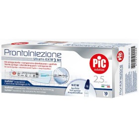 Siringa pic solution pronto iniezione 2,5 ml ago gauge 23 1 1/4 10 pezzi