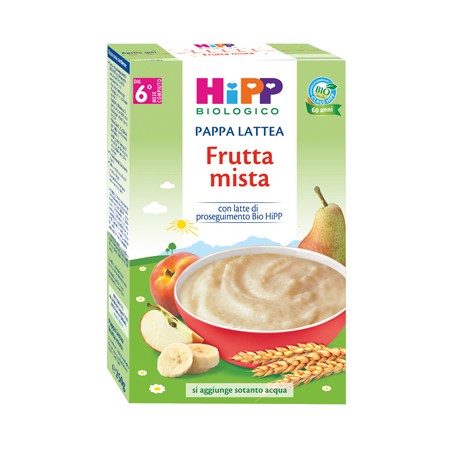 Hipp Bio Pappa Lattea Frutta Mista 250 G Hipp Bio Pappa Lattea Frutta Mista 250 G
