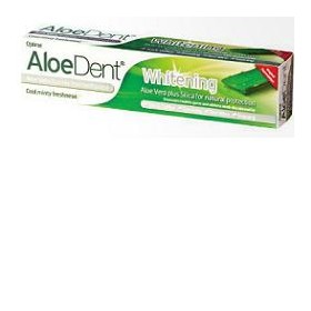 Optima Naturals Aloedent Dentifricio Whitening Con Aloe Vera E Silice 100 Ml