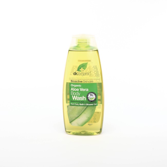 DR ORGANIC ALOE BODY WASH250ML
