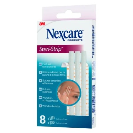 3m Cerotto Per Sutura Nexcare Steristrip 6x75 Mm + 3x75 Mm