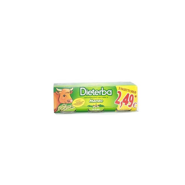 Dieterba Omogeneizzato Manzo 3 Pezzi 80 G Dieterba Omogeneizzato Manzo 3 Pezzi 80 G