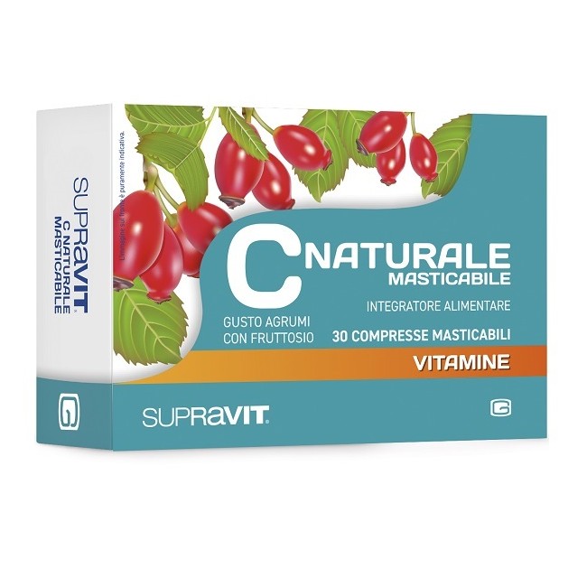 Giuriati Group Supravit C Naturale 30 Compresse Masticabili Giuriati Group Supravit C Naturale 30 Compresse Masticabili