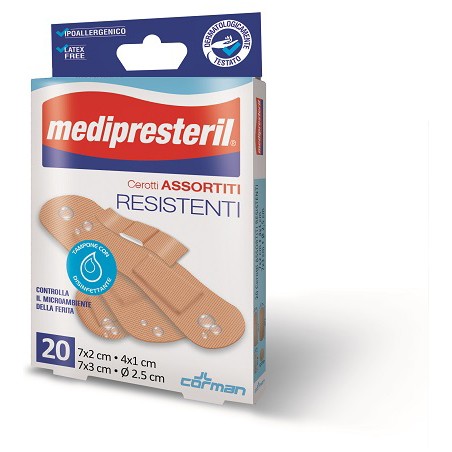 Corman Cerotti Assortiti Medipresteril Resistenti 20 Pezzi