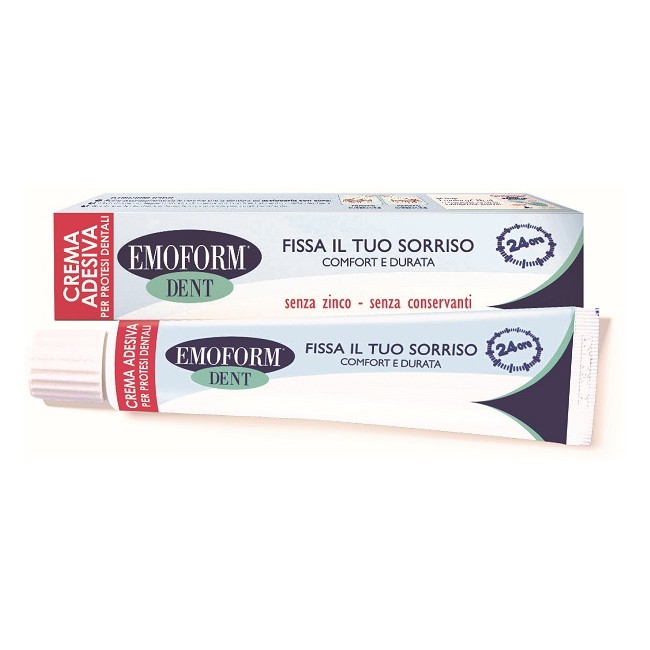 Polifarma Emoform Dent Crema Adesiva Per Protesi Dentale 45 G Polifarma Emoform Dent Crema Adesiva Per Protesi Dentale 45 G
