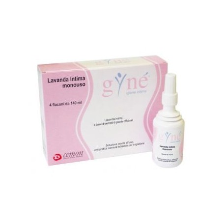 Gyne' lavanda vaginale 4 flaconcini da 140 ml