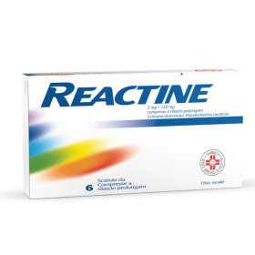Reactine 5mg+120mg  6 Compresse