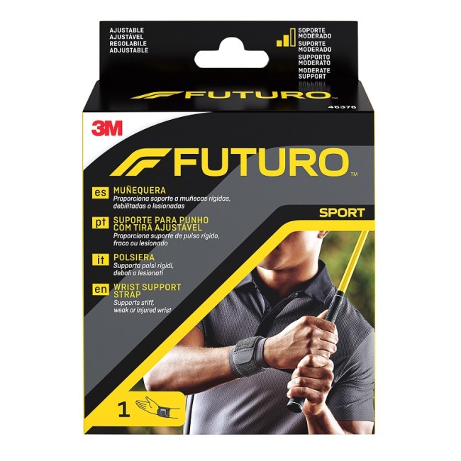 3m Polsino Elastico Universale Futuro Sport Nero 3m Polsino Elastico Universale Futuro Sport Nero