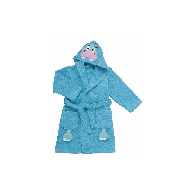 Chicco Accappatoio Ippopotamo Azzurro 24 Mesi+ Chicco Accappatoio Ippopotamo Azzurro 24 Mesi+