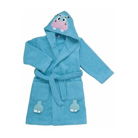 Chicco Accappatoio Ippopotamo Azzurro 24 Mesi+ Chicco Accappatoio Ippopotamo Azzurro 24 Mesi+
