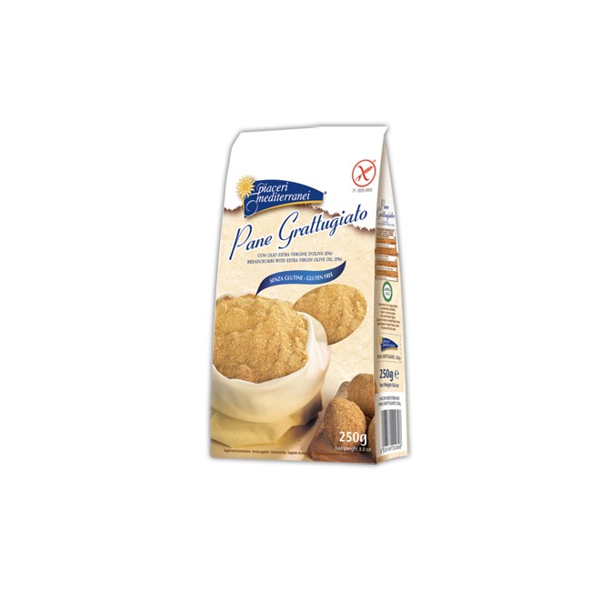 Eurospital Piaceri Mediterranei Pane Grattuggiato Senza Glutine 250 G