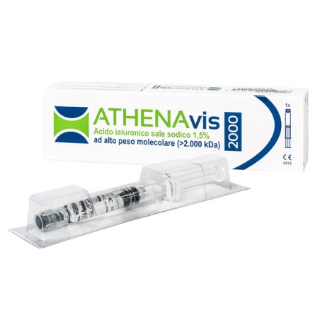 I.b.n. Savio Siringa Intra-articolare Athenavis 2000 Acido Ialuronico 1,5% 30 Mg 2 Ml 3 Pezzi