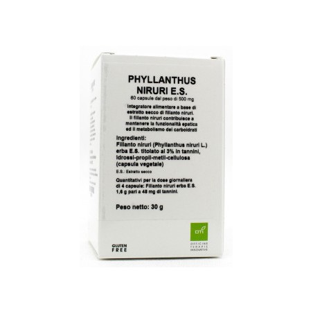 Oti Officine Terapie Innovative Phyllanthus Niruri Estratto Secco 60 Capsule