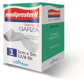 Corman Benda Di Garza Medipresteril 12/8 M5x10cm