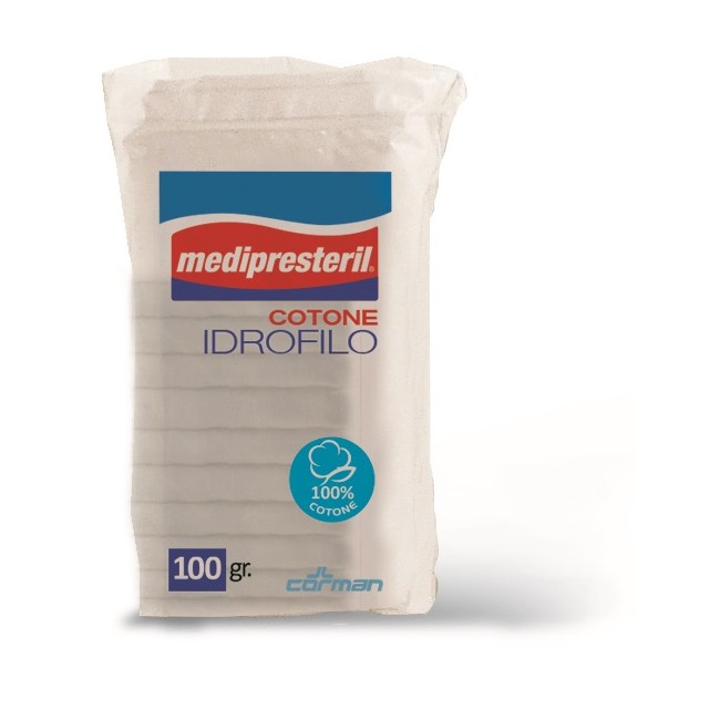 Corman Cotone Idrofilo Fu Medipresteril Confezione Da 100grammi