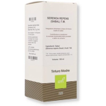 Oti Officine Terapie Innovative Serenoa Repens Tintura Madre Gocce 100ml