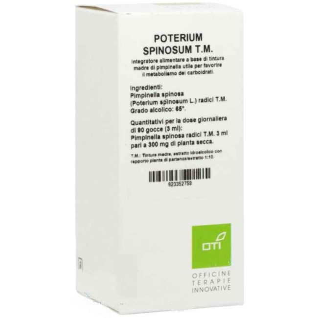 Oti Officine Terapie Innovative Poterium Spinosum Tintura Madre Gocce 100ml Oti Officine Terapie Innovative Poterium Spinosum Tintura Madre Gocce 100ml