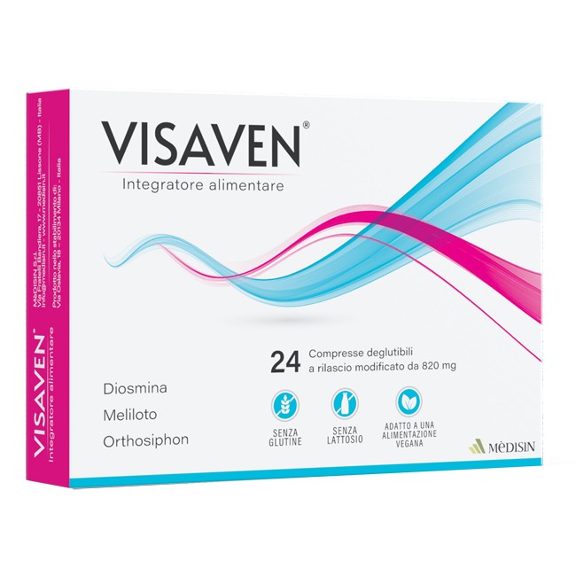 Medisin Visaven 24 Compresse 19,2 G Medisin Visaven 24 Compresse 19,2 G