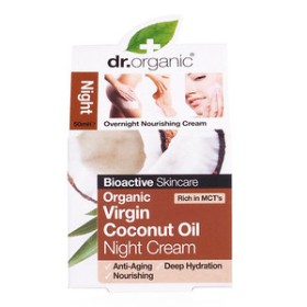 Dr.organic Dr Organic Coconut Oil Cocco Night Cream Crema Viso Notte 50 Ml