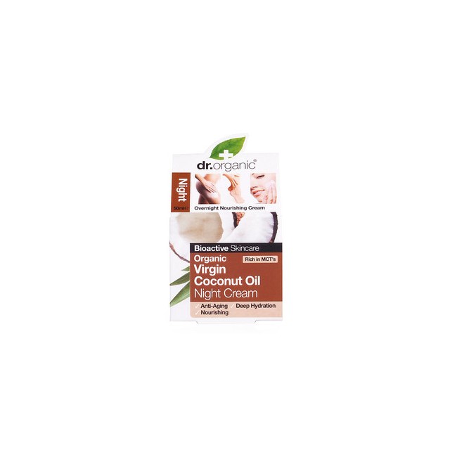 Dr.organic Dr Organic Coconut Oil Cocco Night Cream Crema Viso Notte 50 Ml