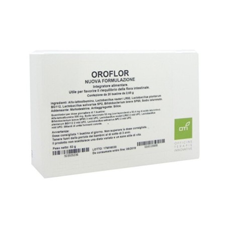 Oti Officine Terapie Innovative Oroflor Nuova Formulazione 20 Bustine