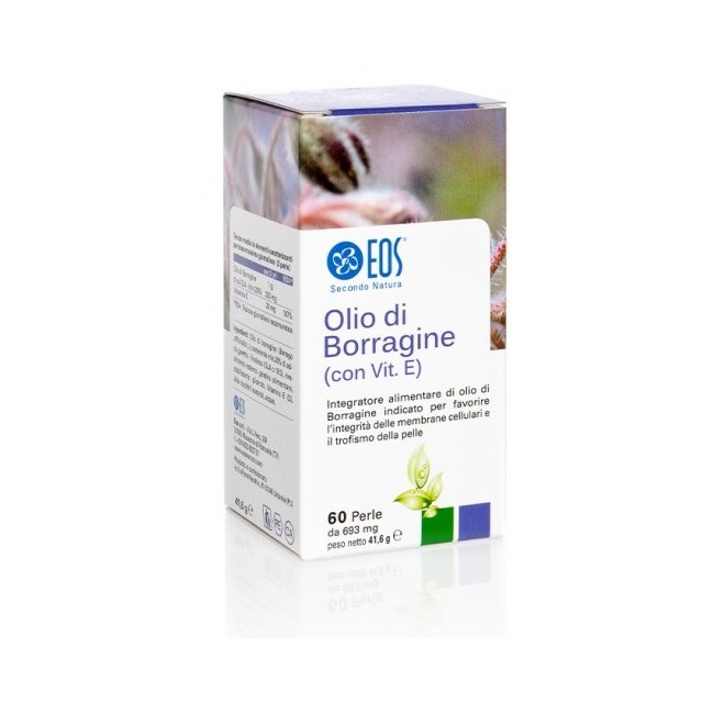 Eos Secondo Natura Eos Olio Borragine 60 Perle 690mg Eos Secondo Natura Eos Olio Borragine 60 Perle 690mg