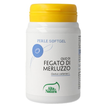 Alta Natura Fegato Di Merluzzo 100 Perle Pilloliera 40 G