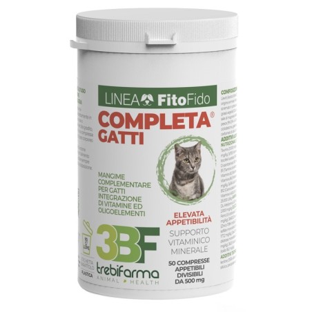 Trebifarma Completa Gatti 50 Compresse Barattolo 25 G Trebifarma Completa Gatti 50 Compresse Barattolo 25 G