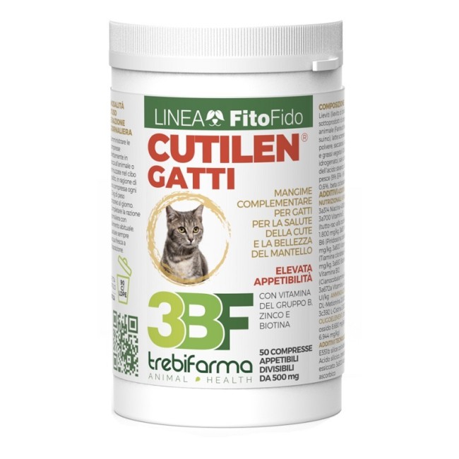 Trebifarma Cutilen Gatti 50 Compresse Barattolo 25 G Trebifarma Cutilen Gatti 50 Compresse Barattolo 25 G